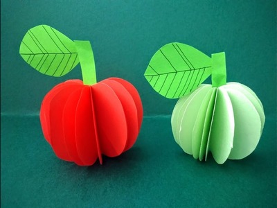 Creativ paper apples 3D