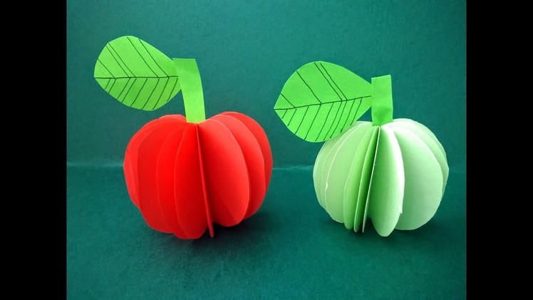 Creativ paper apples 3D