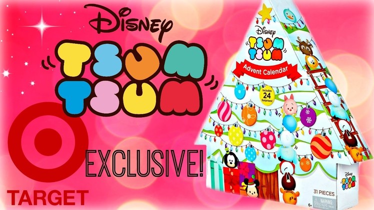 Disney Tsum Tsum Target Exclusive Advent Calendar Countdown To Christmas Unboxing