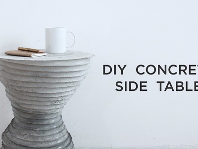 DIY Concrete Side Table | Concrete Casting Experiments