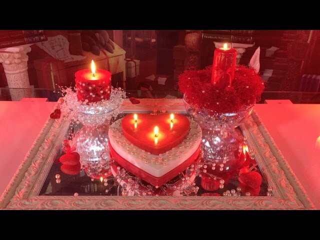 DIY: Heart Candles with Pearls - Gifts for Valentine's Day ➻4A