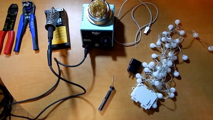 DIY How to convert battery powered lights to AC powered!