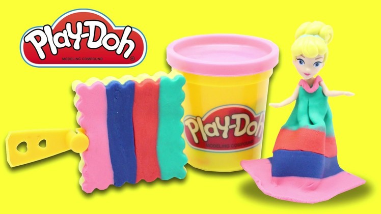 DIY How to Make Play Dough Ice Cream Popsicles Modelling Clay Learn Colors w Princess Dress