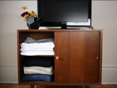 DIY Makeover: Turn a Dresser Into a Double-Duty Entertainment Center