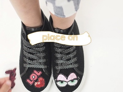 DIY Shoes : Mix and Match Patches