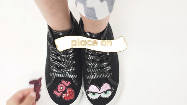DIY Shoes : Mix and Match Patches