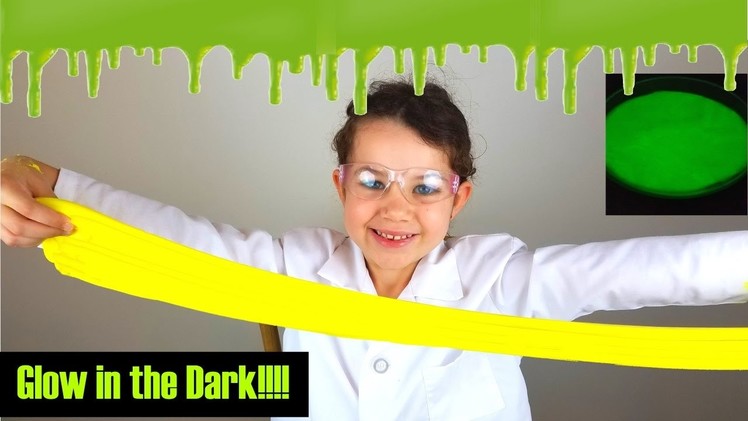 DIY Slime Silly Putty Easy Science Projects Experiments for Kids Glow In The Dark | The Science Kid