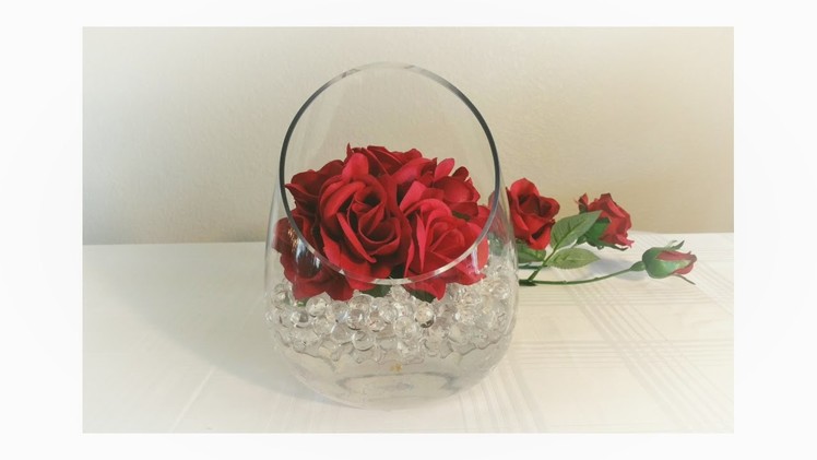 DIY: WATER BEADS AND ROSE DECOR. MOTHER'S DAY, WEDDING. DOLLAR TREE ROSES