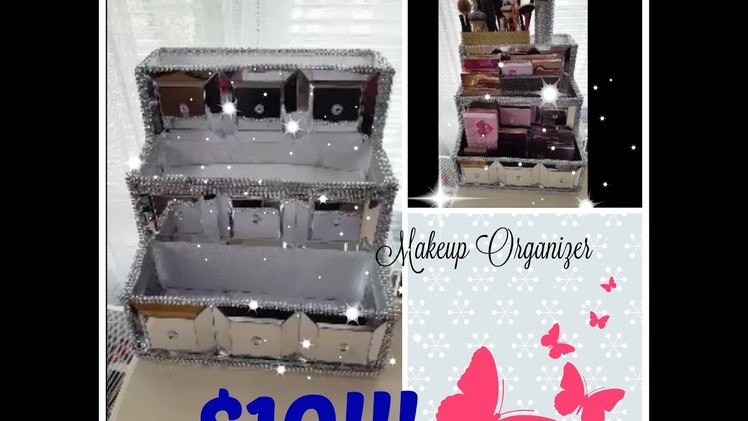 Dollar Tree DIY | Makeup Organizer Storage | Do it yourself
