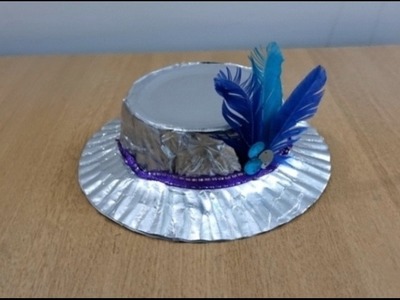 Easy & Cute Hat Out of Paper Plate & Plastic Bowl ~ Doll Hat ~ Tutorial. Instructions ~ DIY . 