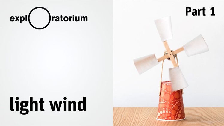 Easy DIY wind turbine | Light Wind - Science Snack activity