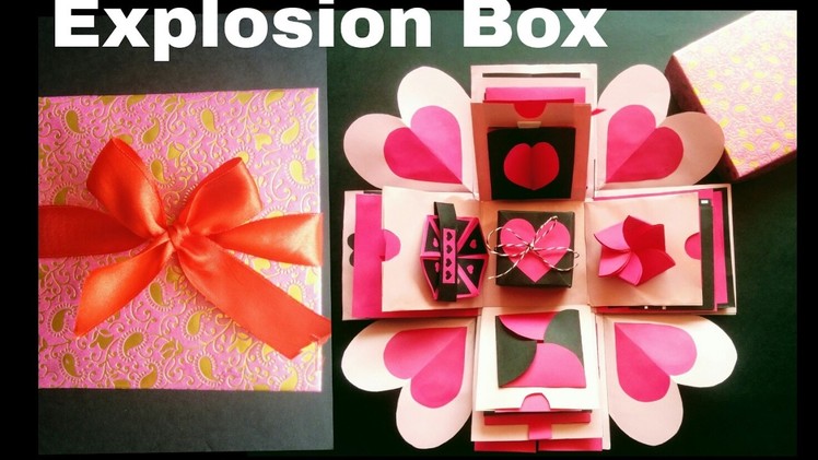 Explosion Box | DIY | Valentine's Day. Anniversary Gift Idea
