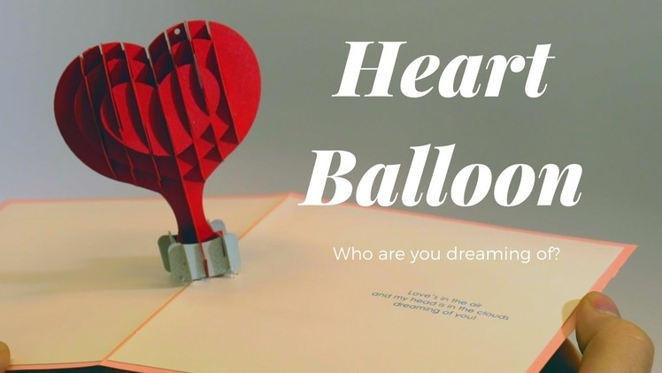 Heart Air Balloon by Paper Pop Cards