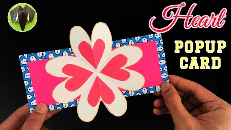 HEART POPUP Card  for Valentine's day - Easy DIY Tutorial by Paper Folds #701