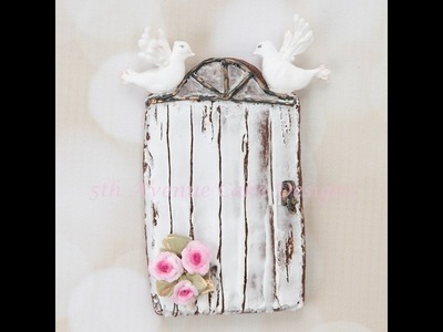 How to Create a Rustic Door with Wood Grain Royal Icing Cookie