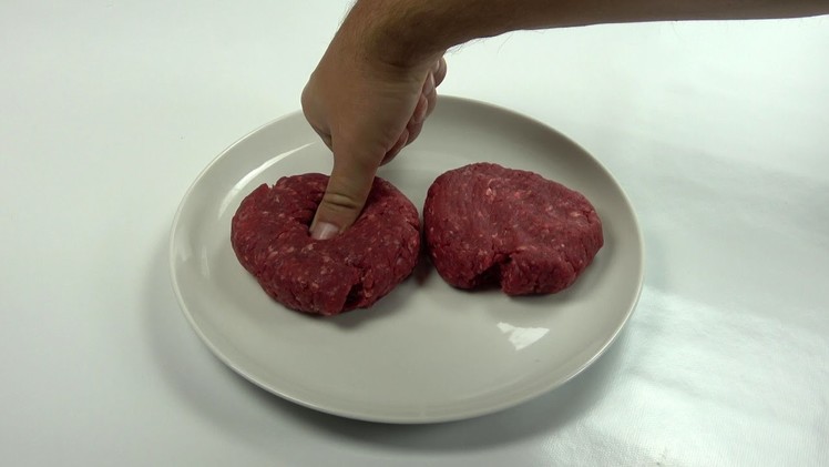 How to keep your burger from shrinking when cooking it