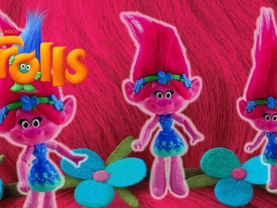 How to make 2016 Trolls Movie Doll Poppy from McDonalds Happy Meal and MLP Equestria Girls Mini