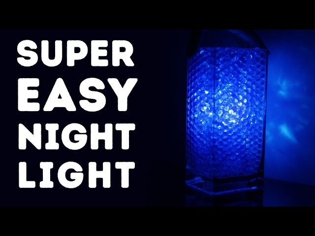 How to make a super easy night light! l 5-MINUTE CRAFTS