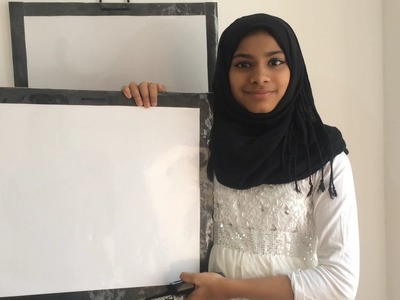 How to make a white board for kids