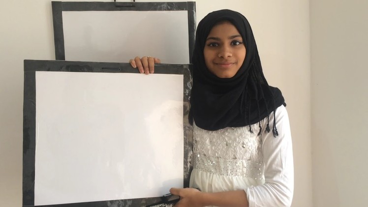 How to make a white board for kids