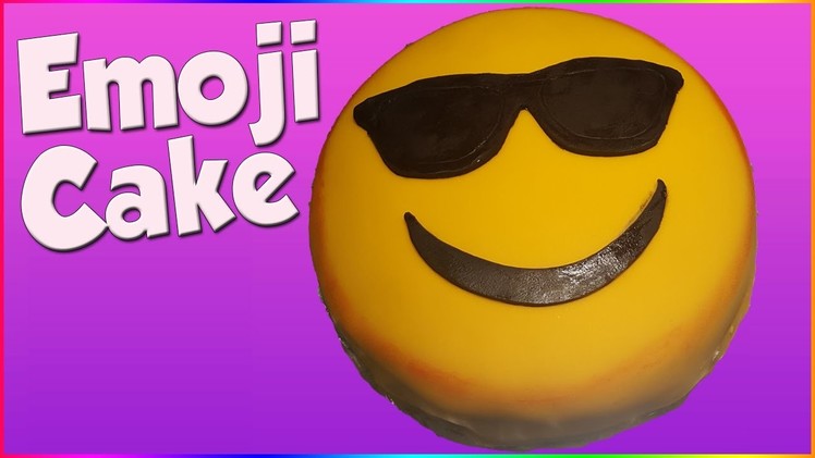 How To Make An EMOJI CAKE - Cool Face Emoji 