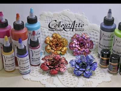 How to Make Foil Embossed Flowers - Part 1 by Barbara Rankin