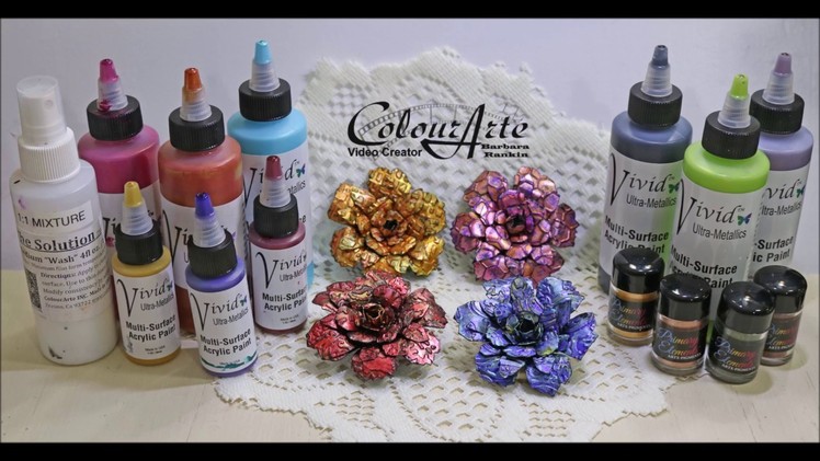 How to Make Foil Embossed Flowers - Part 1 by Barbara Rankin