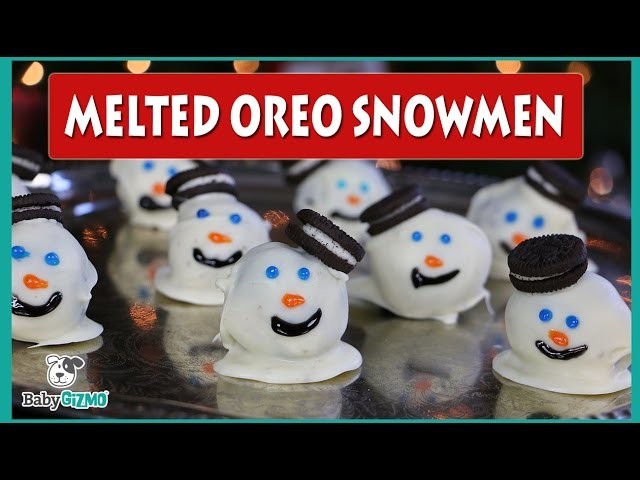 How to Make Melted Oreo Snowman Desserts | Best Recipes