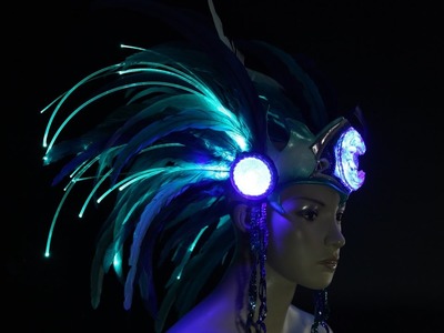 Making of LED Headpiece by Illuminated Couture
