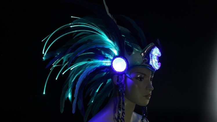 Making of LED Headpiece by Illuminated Couture