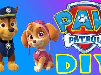 PAW PATROL DIY Stickers Dishes Super FUN EASY FOR KIDS