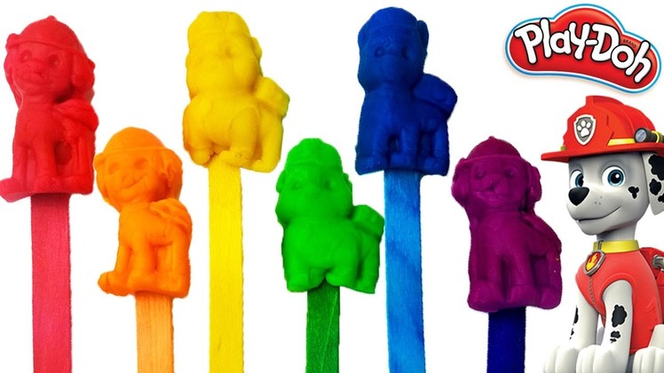 Paw Patrol Play Doh Popsicles Rainbow Modeling Clay Modelling Clay Toys for Kids Learn Colors
