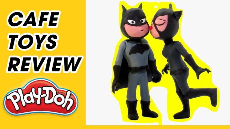 Play Doh Toys DIY - How to Make Catwoman for Kids Using Play Doh