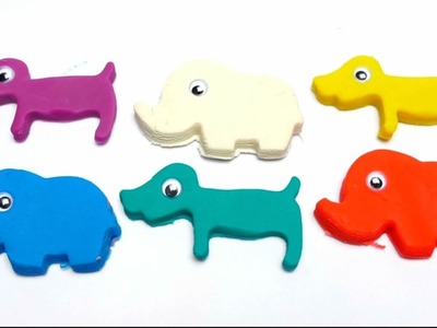 Rainbow Clay DIY Game with New Molds
