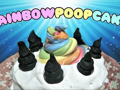 RAINBOW POOP CAKE!