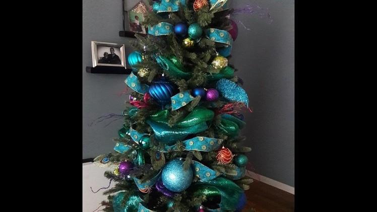 Simply Lavish at Home: Peacock Christmas Tree