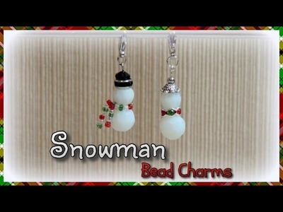 Snowman Bead Charms