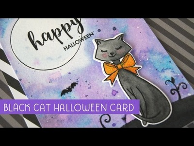 Stretch your stamps - Christmas stamp into Halloween Card
