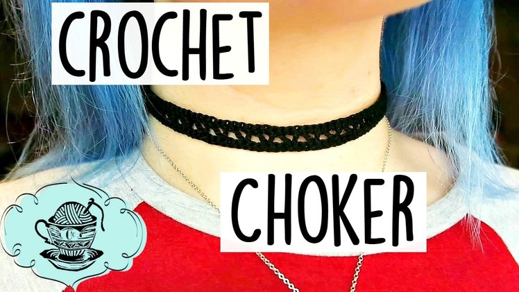 DIY Crochet Choker How To Tutorial ¦ The Corner of Craft
