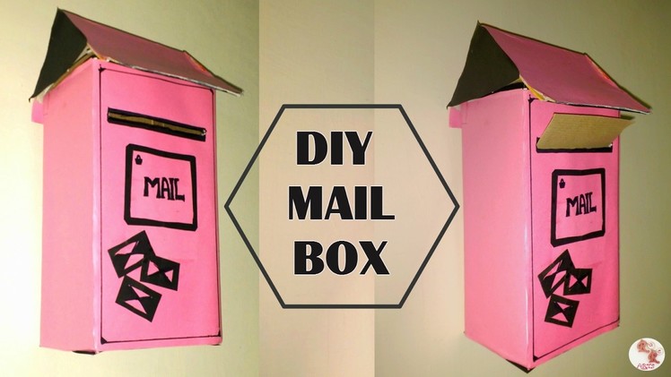DIY Mail Box || How to recycle a Shoe Box to Letter Box