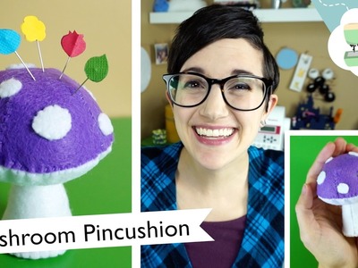 DIY Mushroom Plush Pincushion | @laurenfairwx