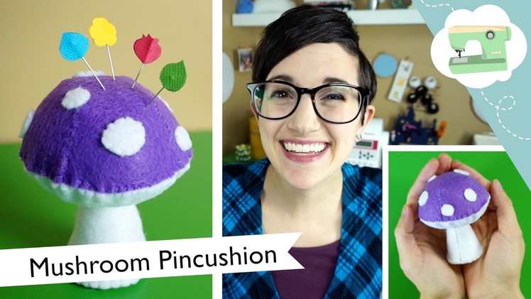DIY Mushroom Plush Pincushion | @laurenfairwx