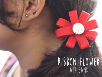DIY: Ribbon Flower Hair Band