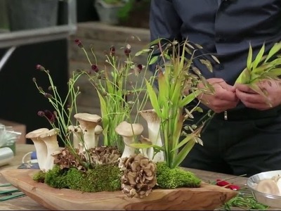 DIY Unique Mushroom Floral Arrangement