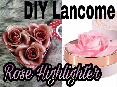 Dollar Tree DIY Lancome rose highlighter. perfect valentine's day gift