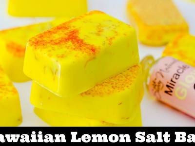 Hawaiian Lemon Salt Bars (DIY Saturday) Making Lemon Salt Bars