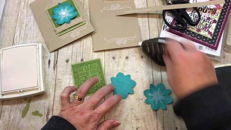 How to create an AWESOME Big on Birthday's Card using "THAT" stamp!