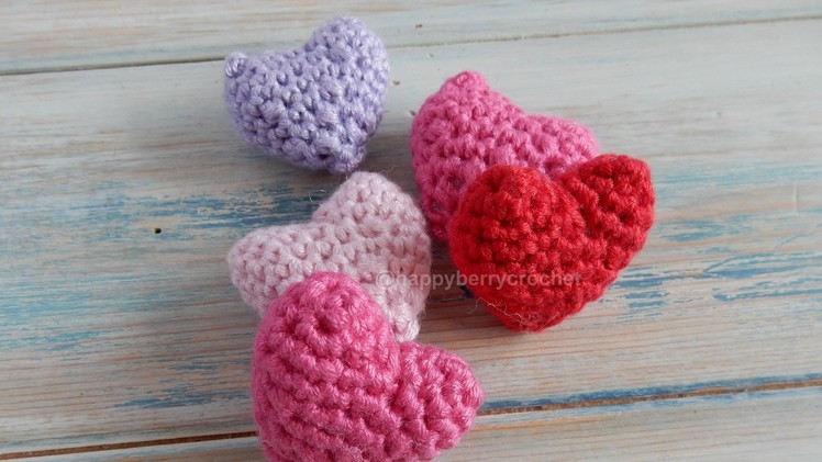 How to Crochet a Small Padded Heart
