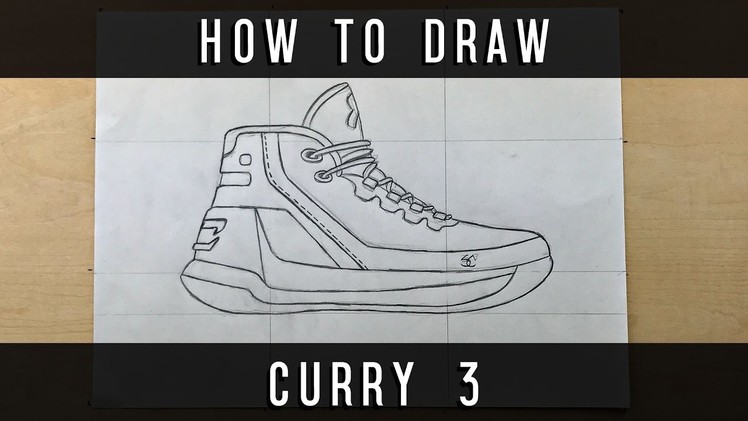 How To Draw: Curry 3  + GIVEAWAY!! w. Downloadable Stencil