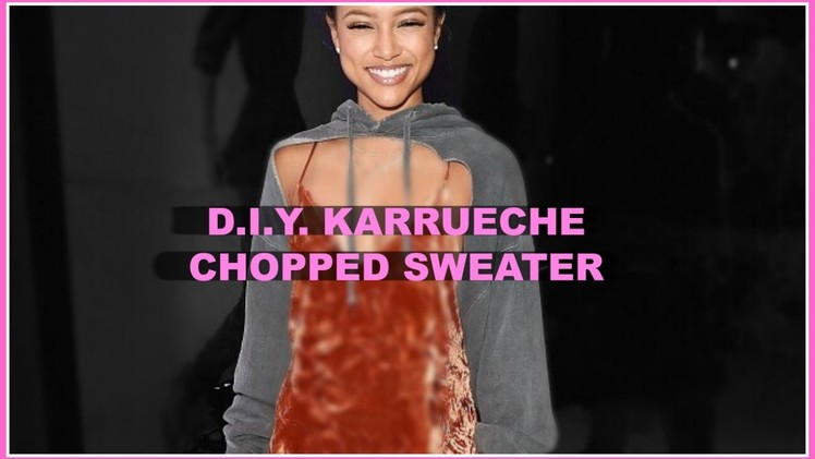 HOW TO: Karrueche Cropped Sweater